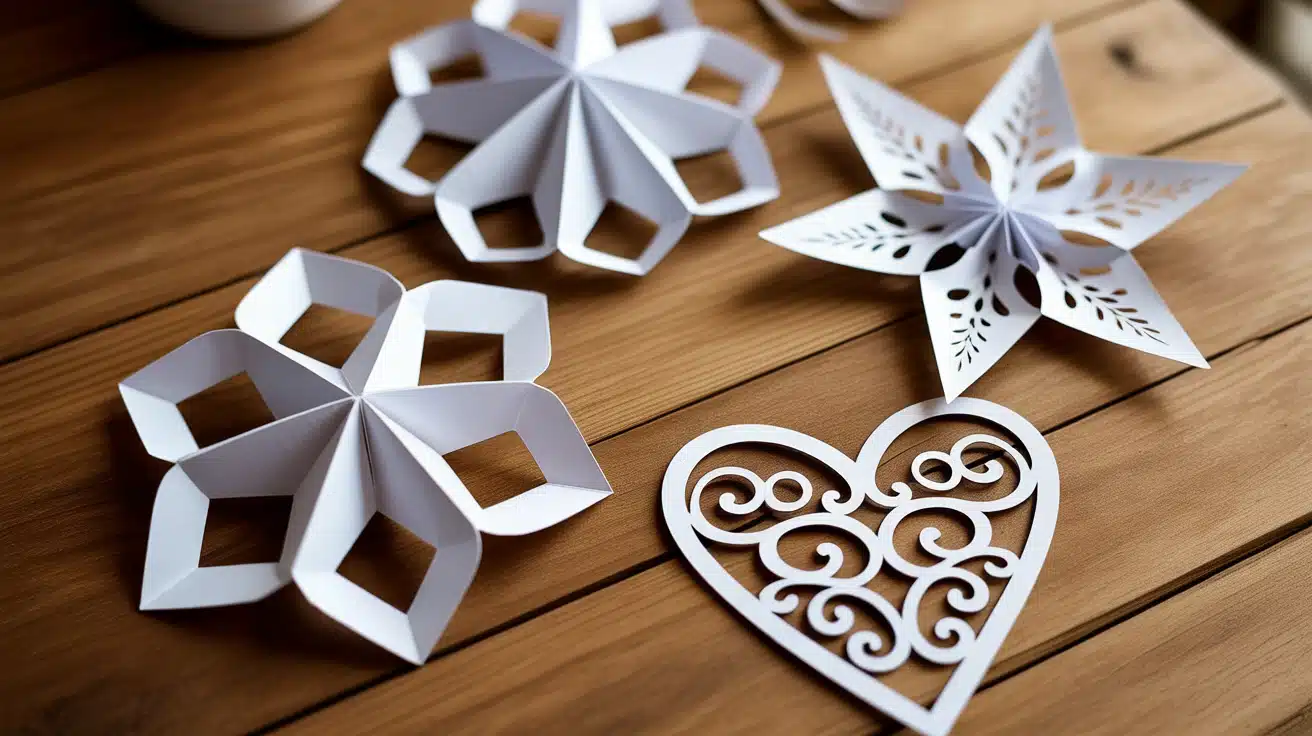 Snowflakes with Unique Shapes