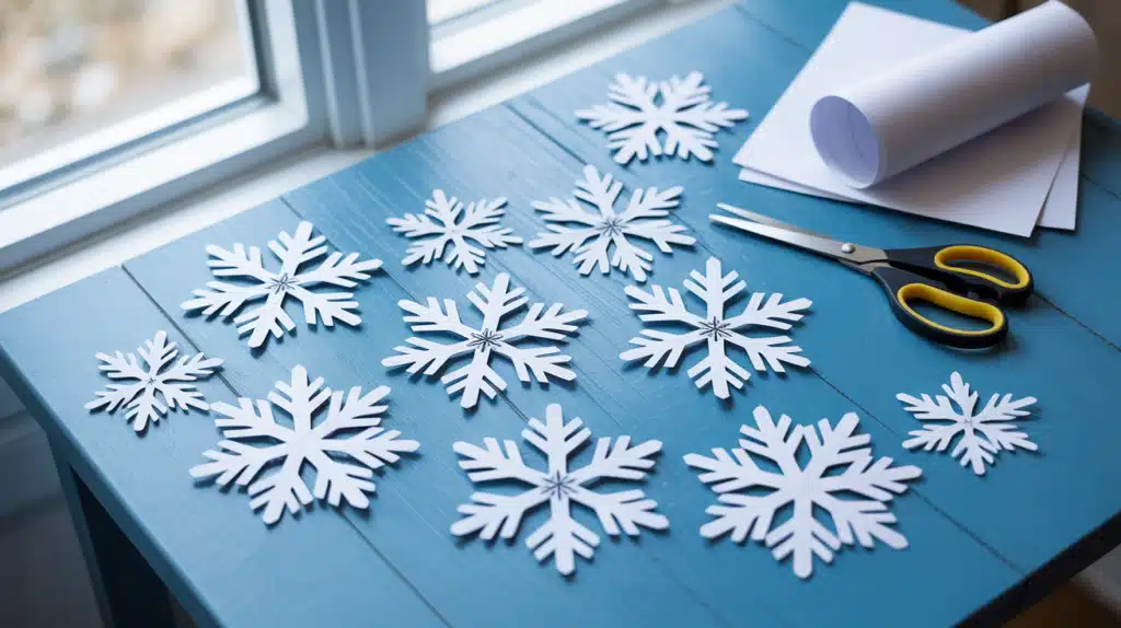 diy snowflakes