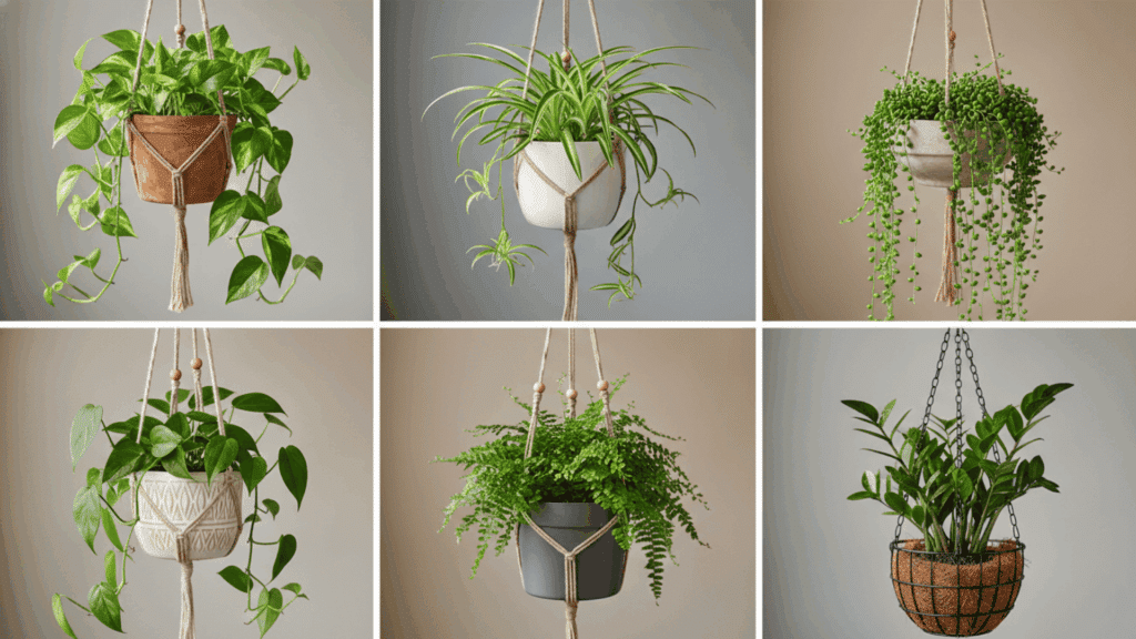 low light hanging plants