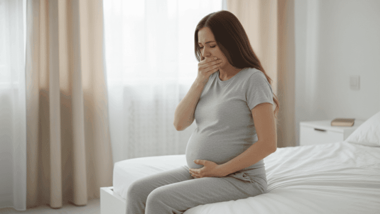 third trimester nausea