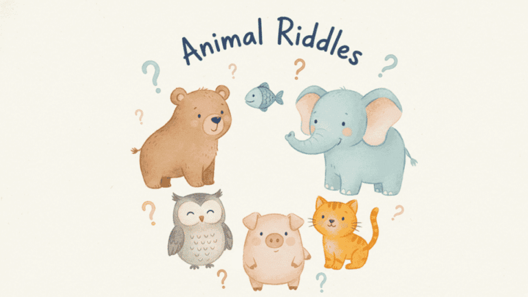 Animal Riddle Example 260 Funny Riddles for Kids With Answers - Meredith Plays