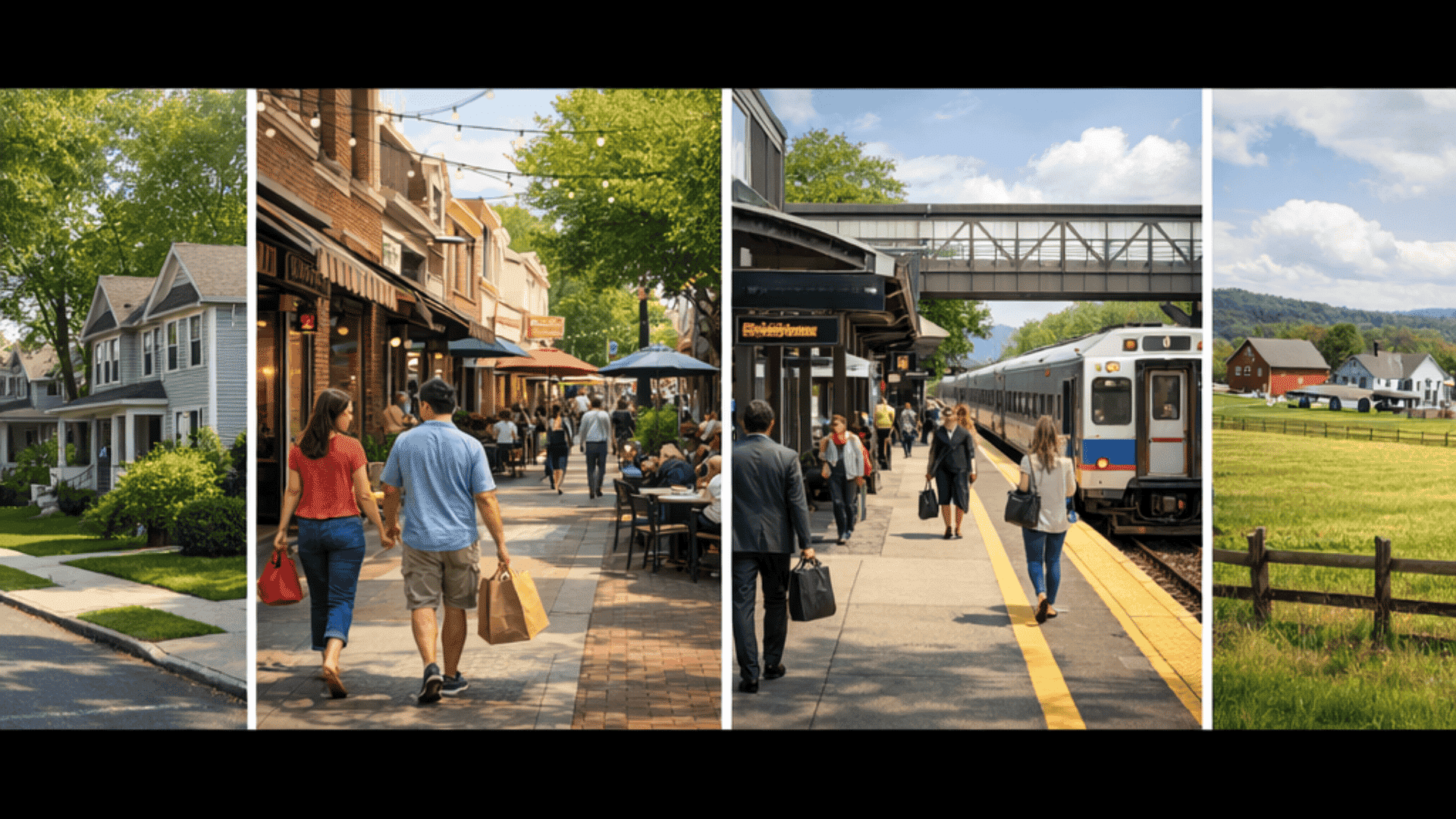 Bedroom Community vs Other Residential Types