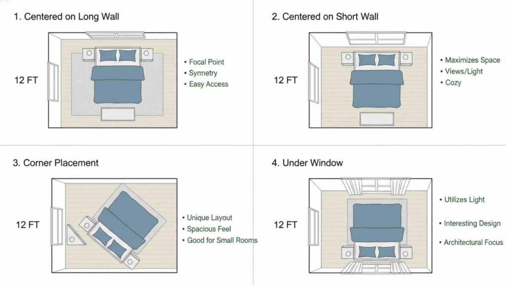 Best King Bed Placement