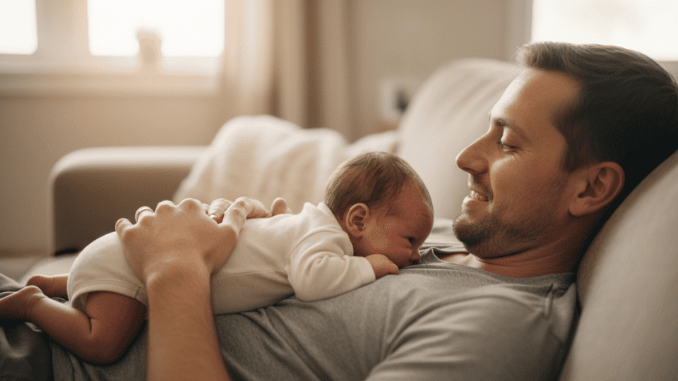 Chest to Chest Tummy Time
