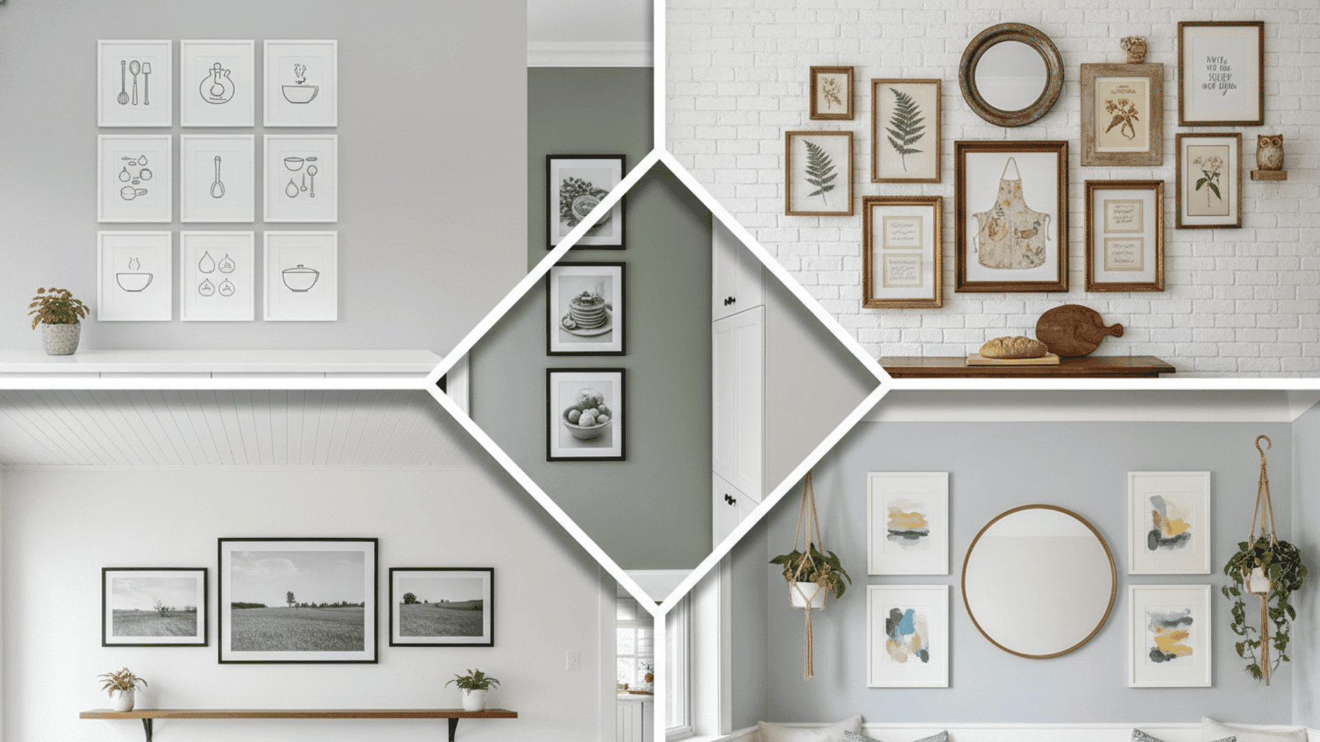 Gallery Walls and Decorative Groupings