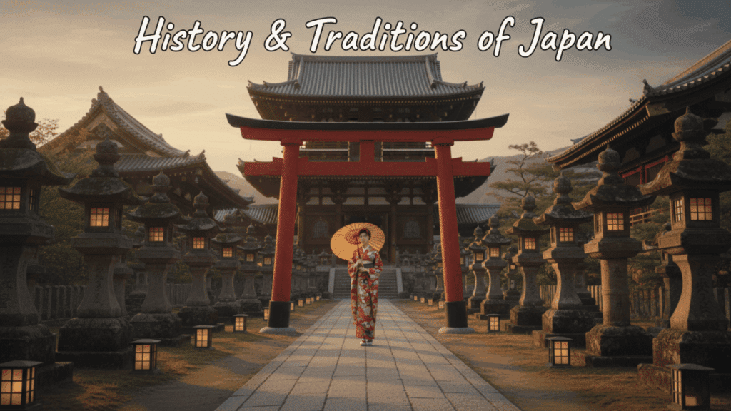 History and tradition facts about japan