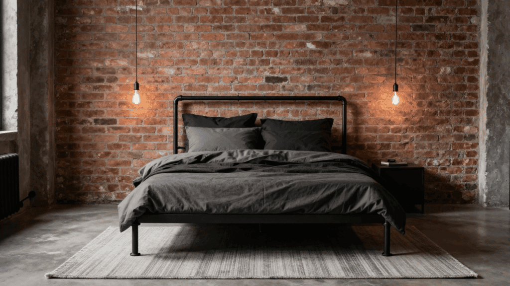 Industrial Aesthetic Bedroom