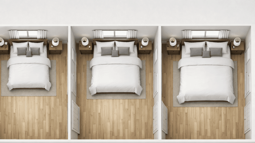 King vs California King vs Queen Sizes