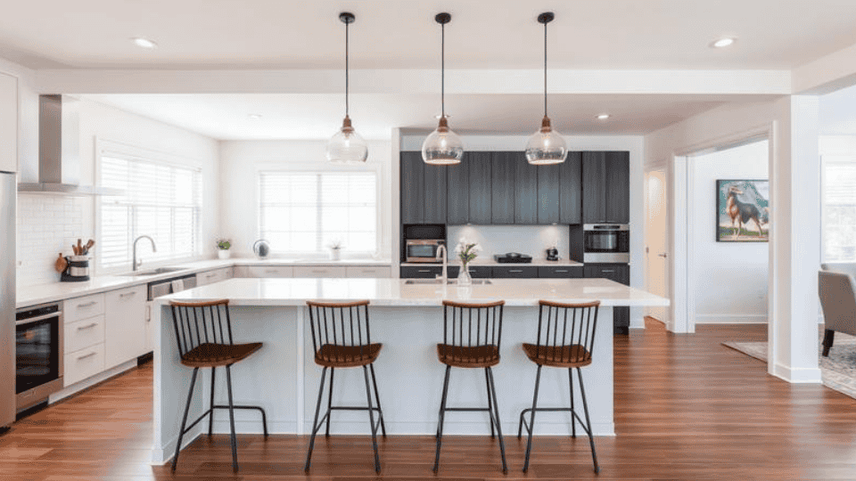 Kitchen Island as a Divider