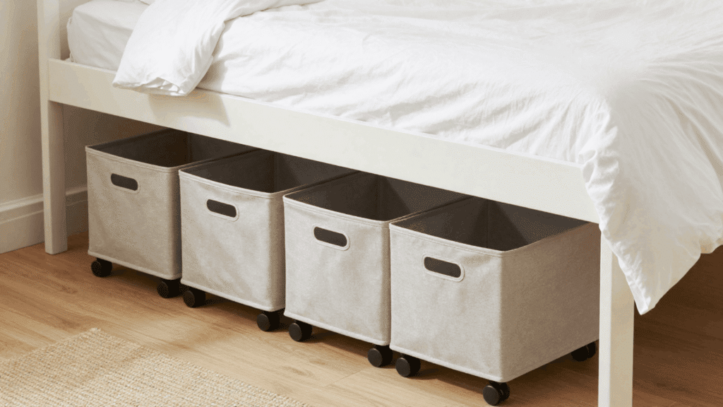 Under Bed Rolling Storage Bins