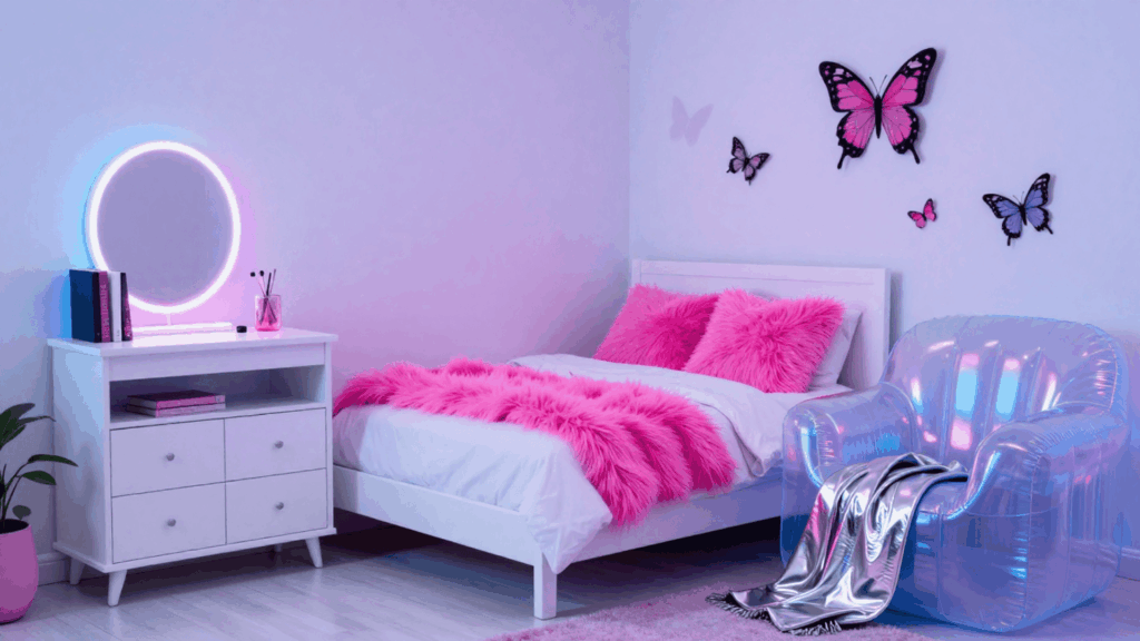 Y2K Aesthetic Bedroom