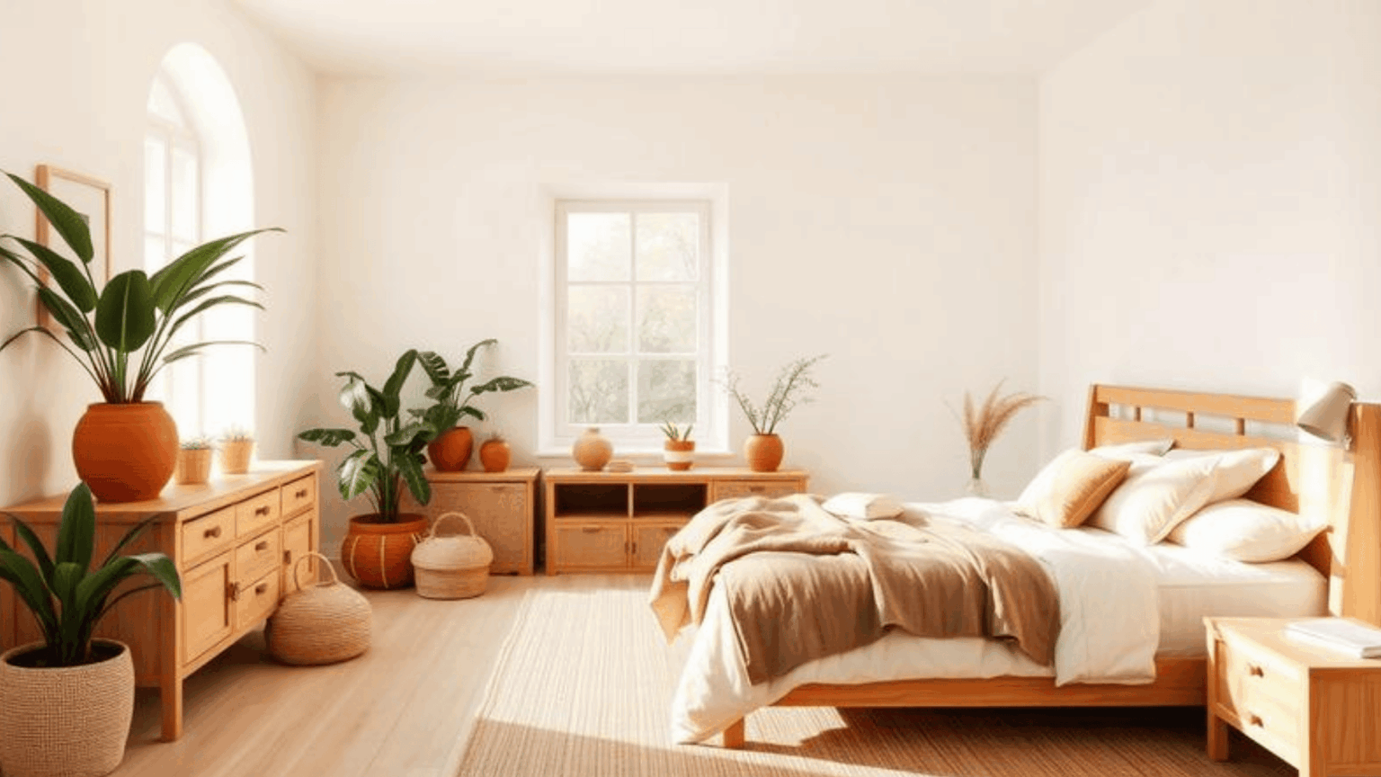 51 Earthy Bedroom Ideas for a Natural Bedroom - Meredith Plays