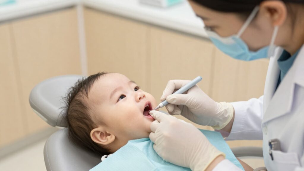 Baby Top Teeth Coming In Front of Gums