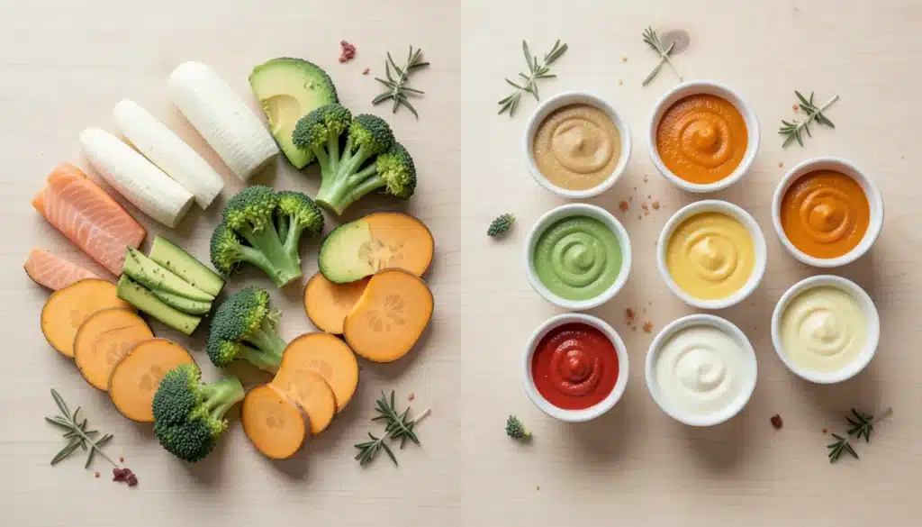 Best First Foods for Baby Led Weaning and Purees