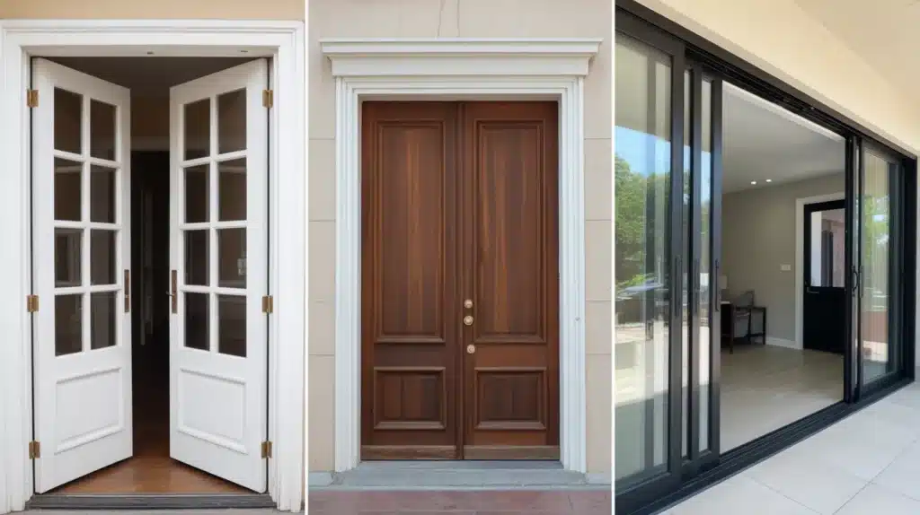 French Doors vs Double Doors vs Sliding Patio Doors