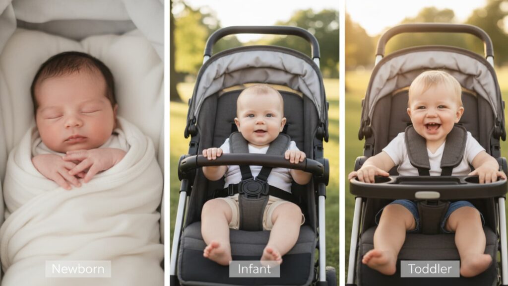 Picking a Stroller for Your Baby’s Stage