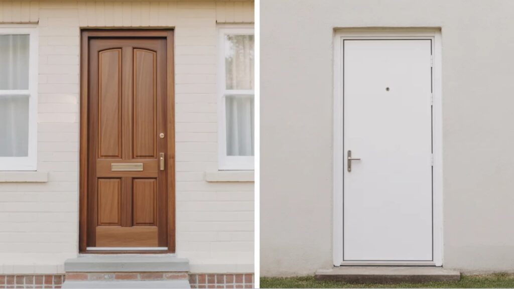 Standard Exterior Door Size in Feet
