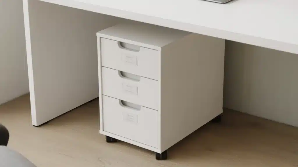 Under Desk Rolling Drawer