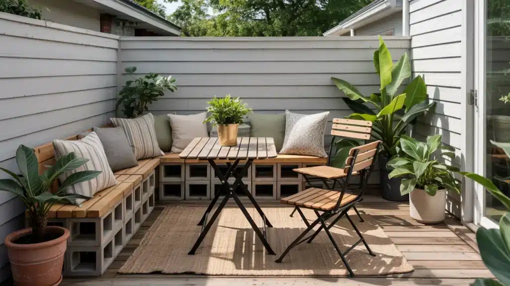 budget furniture deck finished