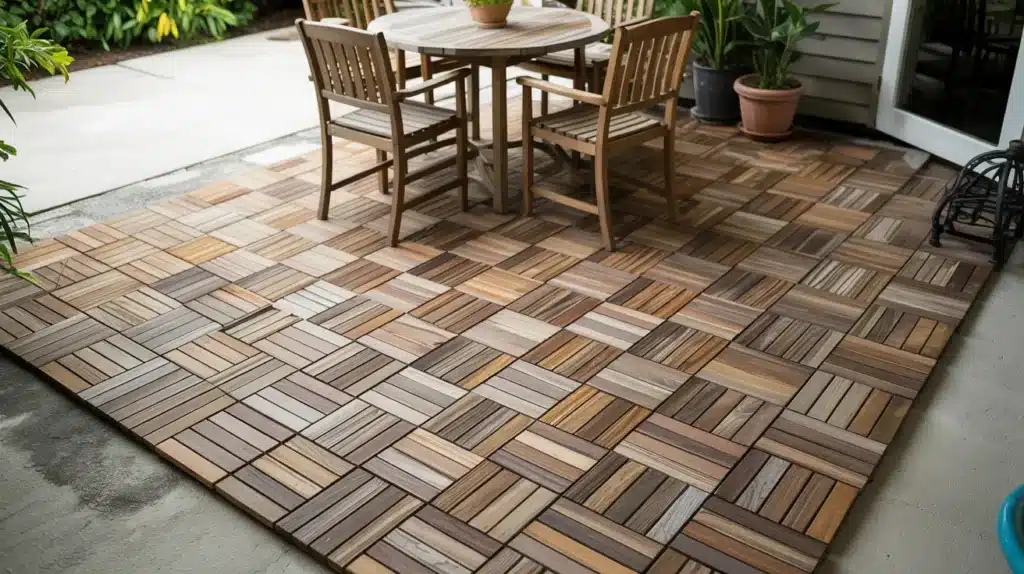 deck tiles finished outdoor