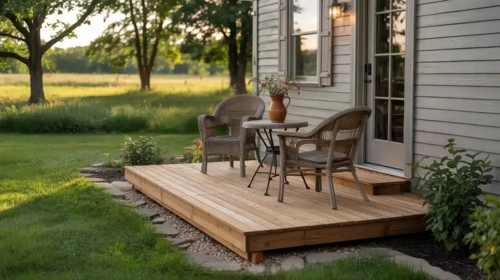 partial deck coverage finished