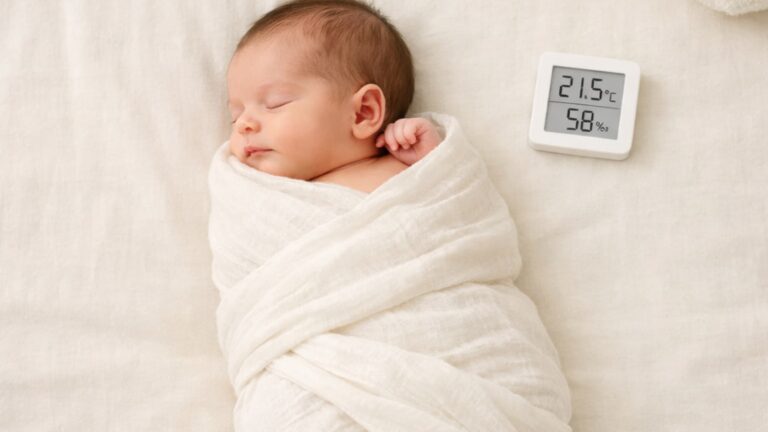 signs baby is too hot while sleeping