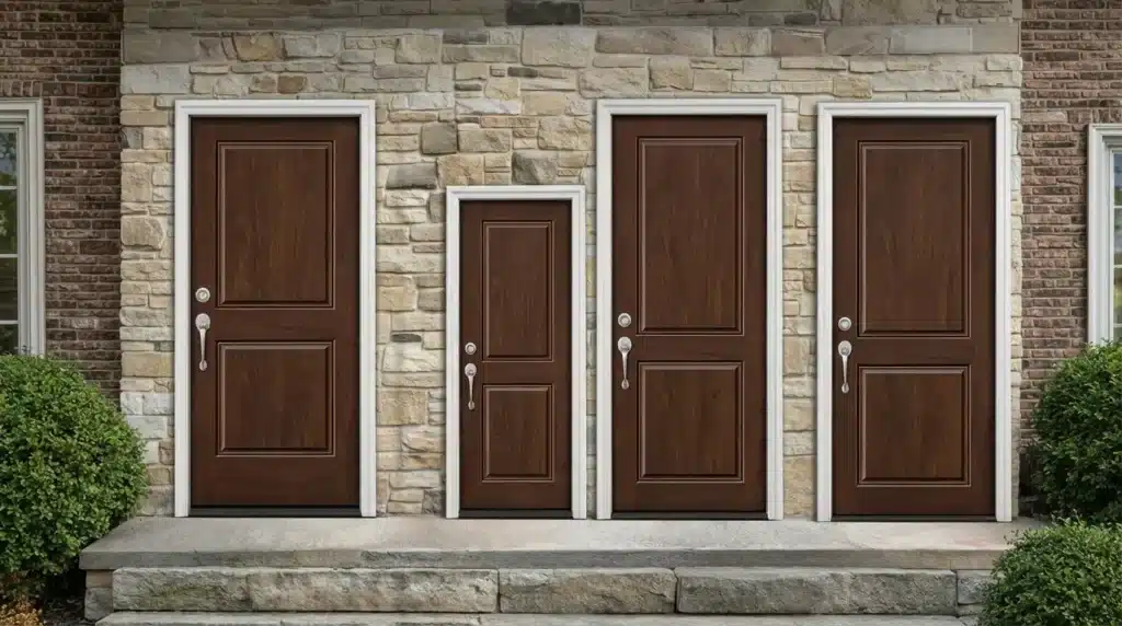 standard door size in feet