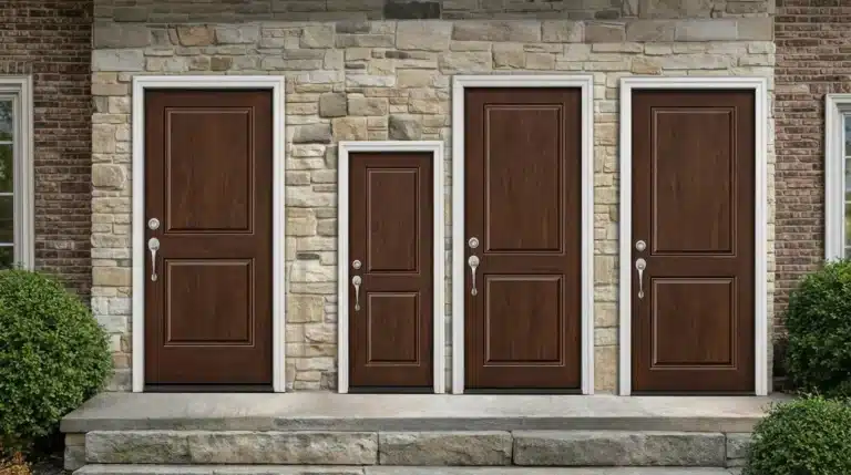 standard door size in feet