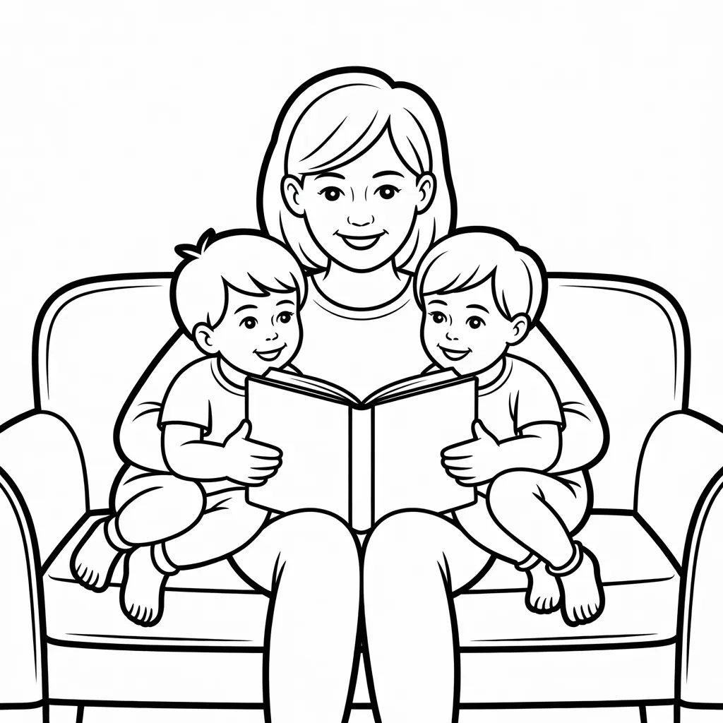 mom-and-kids-reading-a-book-together-on-a-couch