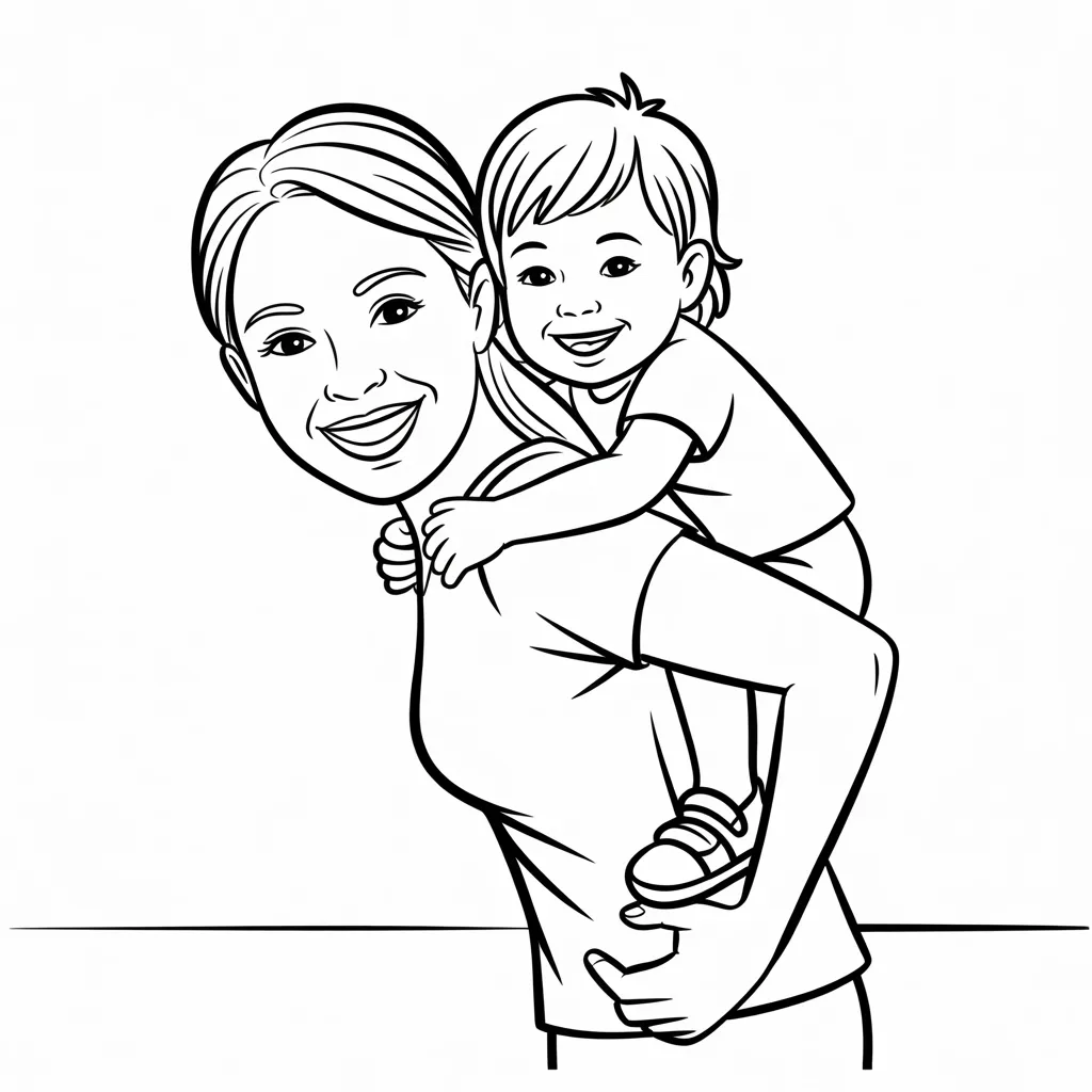 mom-giving-her-child-a-piggyback-ride