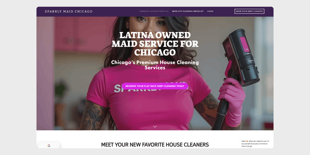 Sparkly Maid Chicago