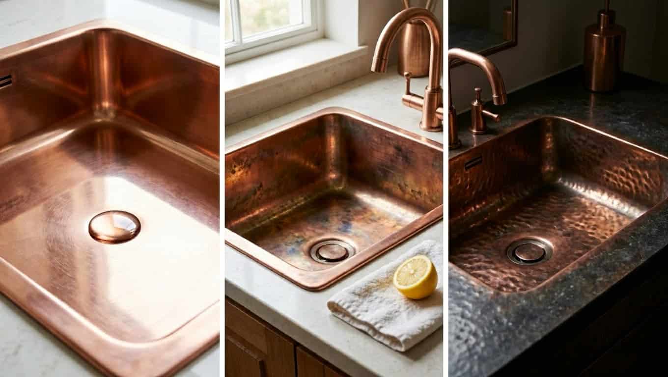 how-to-clean-a-copper-sink-by-finish-type